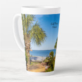 Palmbomen Bayside Morning Latte Mok (Linkerhoek)