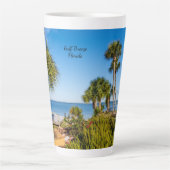 Palmbomen Bayside Morning Latte Mok (Voorkant)