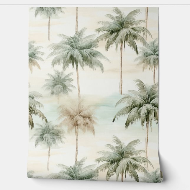  palmbomen behang (Afrollen)