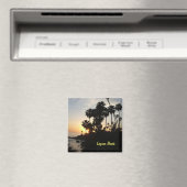 Palmbomen bij Laguna zonsondergang magneet (Insitu (Vaatwasser))
