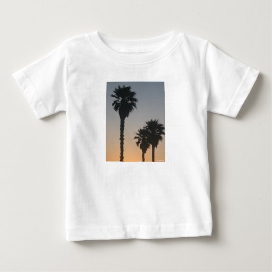 Palmbomen bij zonsondergang (Voorkant)