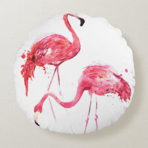 Palmbomen bij zonsondergang. Goa. India  Rond Kussen