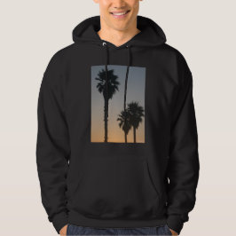 Palmbomen bij zonsondergang hoodie