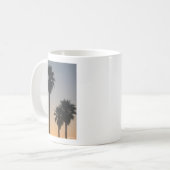 Palmbomen bij zonsondergang koffiemok (Voorkant links)