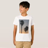 Palmbomen bij zonsondergang t-shirt (Voorkant volledig)