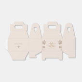 Palmbomen Boho Herfst Strand Namen Huwelijk Bedankdoosjes (Uitgevouwen)