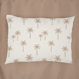 Palmbomen Boho Kust Farmhouse Beige En Taupe Kussensloop