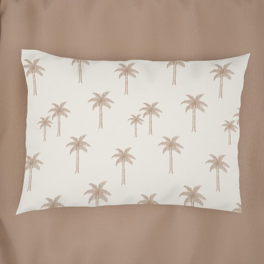 Palmbomen Boho Kust Farmhouse Beige En Taupe Kussensloop
