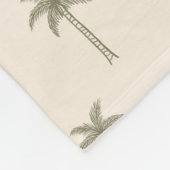 Palmbomen Boho Kust Farmhouse Boheemse Fleece Deken (Hoek)