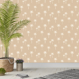 Palmbomen Boho Kust Farmhouse Neutraal Zand Behang