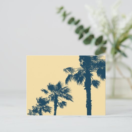 palmbomen briefkaart (Staand voorkant)
