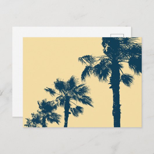  palmbomen briefkaart (Voorkant / Achterkant)