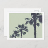 palmbomen briefkaart (Voorkant / Achterkant)