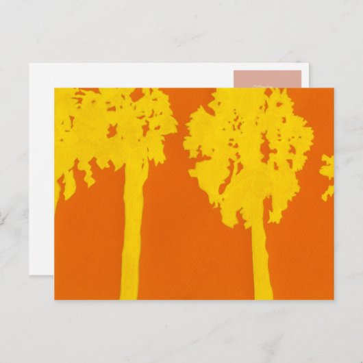 Palmbomen Briefkaart (Voorkant / Achterkant)