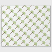 Palmbomen Cadeaupapier (Vlak)