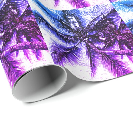 Palmbomen Cadeaupapier (Rol Hoek)