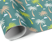 Palmbomen Cadeaupapier (Rol Hoek)