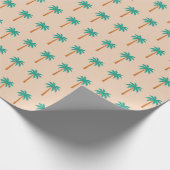 Palmbomen Cadeaupapier (Hoek)