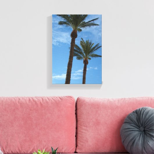 Palmbomen Canvas Afdruk (Insitu (Woonkamer))