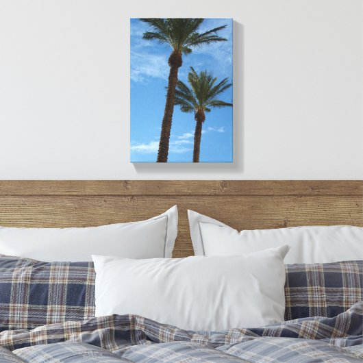 Palmbomen Canvas Afdruk (Insitu (Slaapkamer))