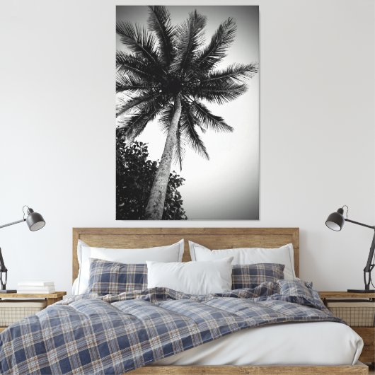Palmbomen Canvas Afdruk (Insitu (Slaapkamer))