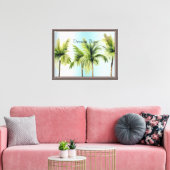 Palmbomen Canvas Afdruk (Insitu (Woonkamer))
