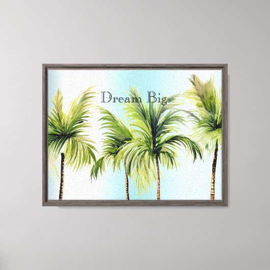 Palmbomen Canvas Afdruk (Voorkant)