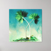 Palmbomen Canvas Afdruk (Voorkant)