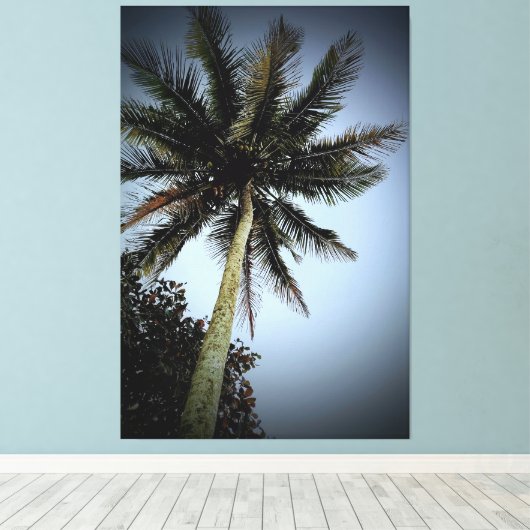 Palmbomen Canvas Afdruk (Insitu (Houten vloer))