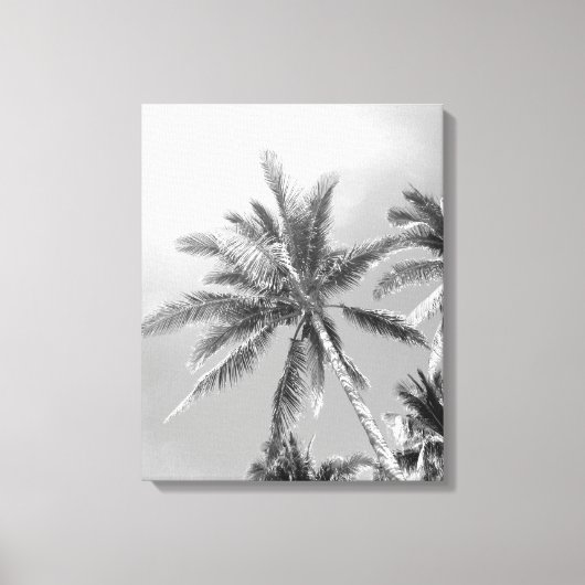 Palmbomen canvas print (Voorkant)