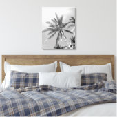 Palmbomen canvas print (Insitu (Slaapkamer))