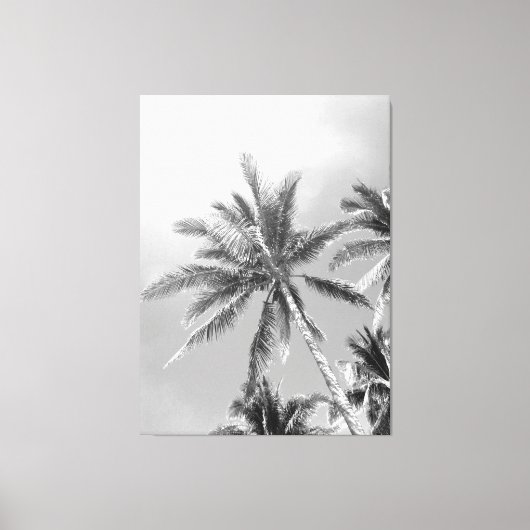 Palmbomen canvas print (Voorkant)