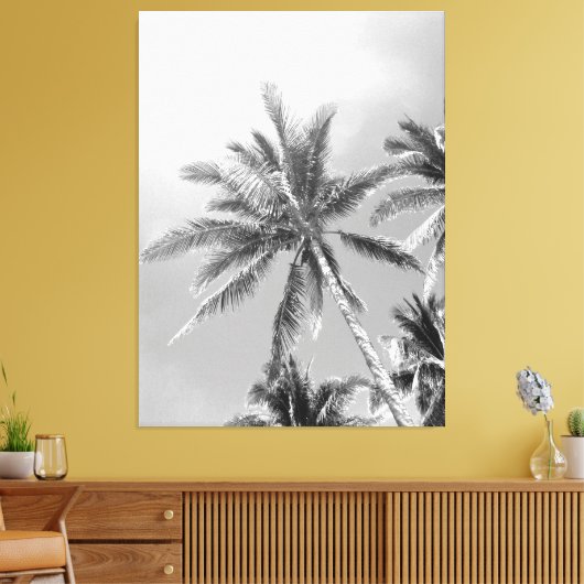 Palmbomen canvas print (Insitu (Woonkamer))