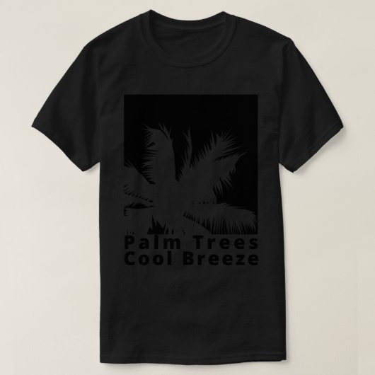 Palmbomen Cool Breeze Zomertijd Fun Time Fun Sum T-shirt (Design voorkant)