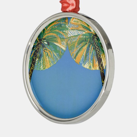 palmbomen Cote d'Azur Ornament (Links)