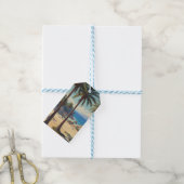  Palmbomen Cote D'Azur Reizen Cadeaulabel (Met Touw)