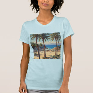  Palmbomen Cote D'Azur Reizen T-shirt