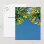  Palmbomen Cote D'Azur Travel Briefkaart (Voorkant / Achterkant)