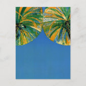  Palmbomen Cote D'Azur Travel Briefkaart (Voorkant)