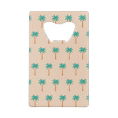 Palmbomen Creditkaart Flessenopener (Achterkant)