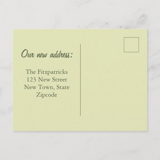  palmbomen die we naar het strand hebben verplaats briefkaart (Achterkant)