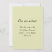 palmbomen die we naar het strand hebben verplaats kaart (Achterkant)