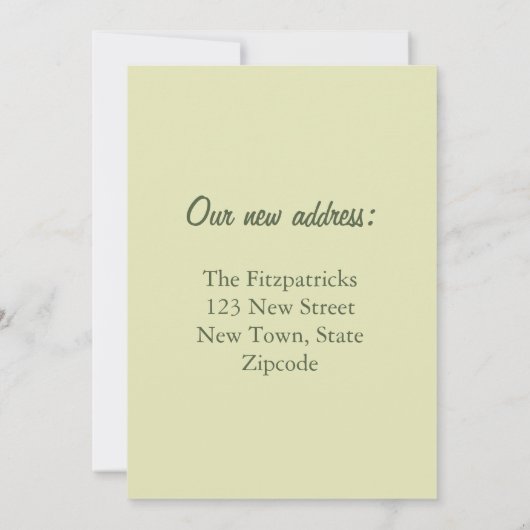  palmbomen die we naar het strand hebben verplaats kaart (Achterkant)