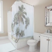 Palmbomen Douchegordijn (In situ)