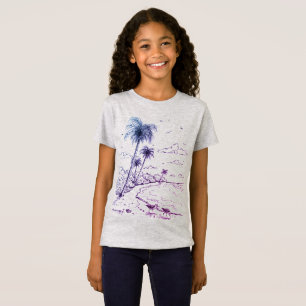 Palmbomen en broodroosters t-shirt