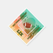 Palmbomen en Football-artikelen Servet (Hoek)