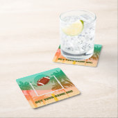 Palmbomen en Footballs Kartonnen Onderzetters (Insitu)