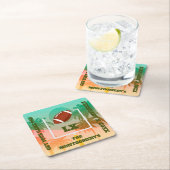 Palmbomen en Footballs Kartonnen Onderzetters (Insitu)