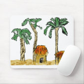 Palmbomen en het paradijs muismat (Met muis)