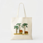 Palmbomen en het paradijs tote bag (Voorkant)